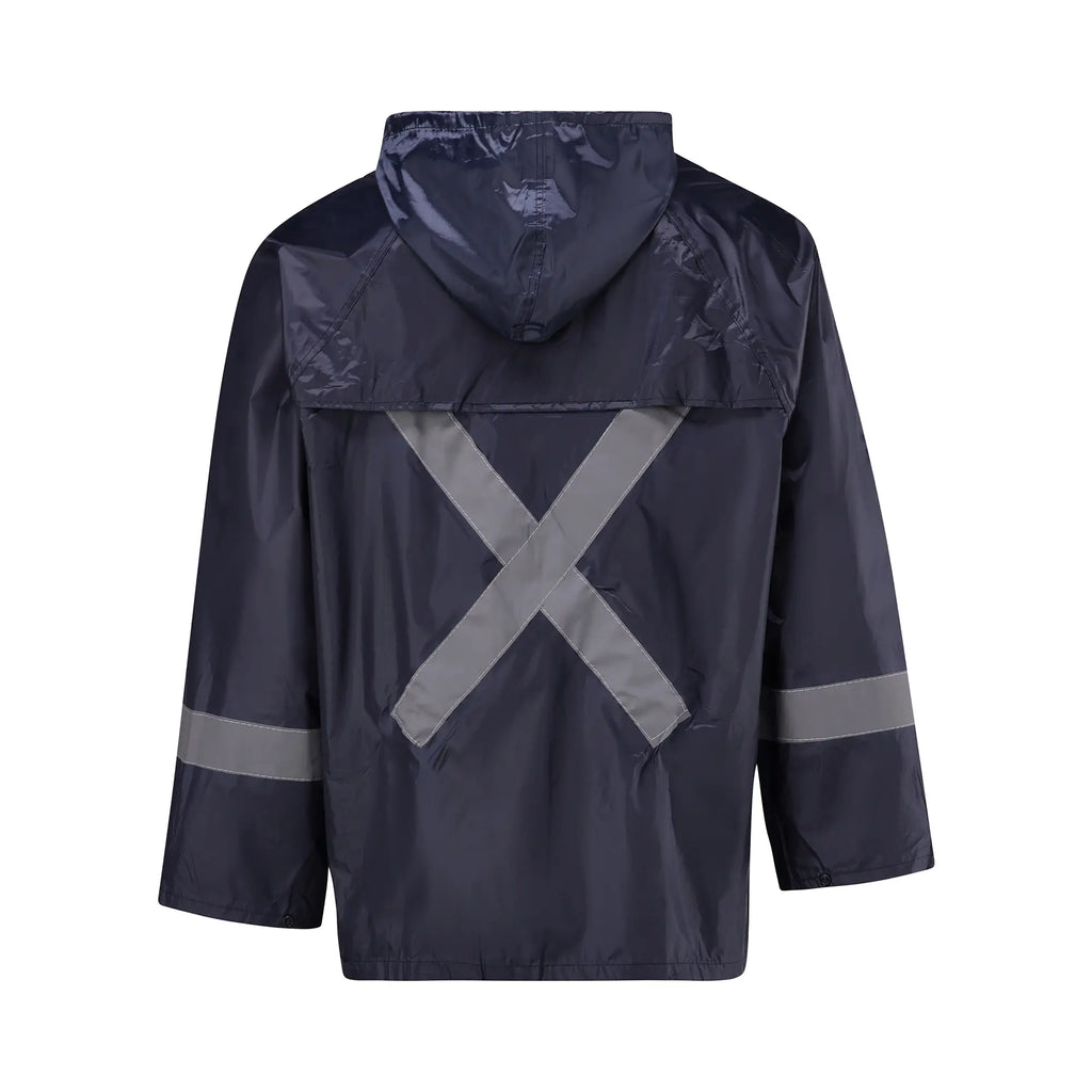 REBEL AquaSkin Rubberised Hi Viz Reflective Rain Suit