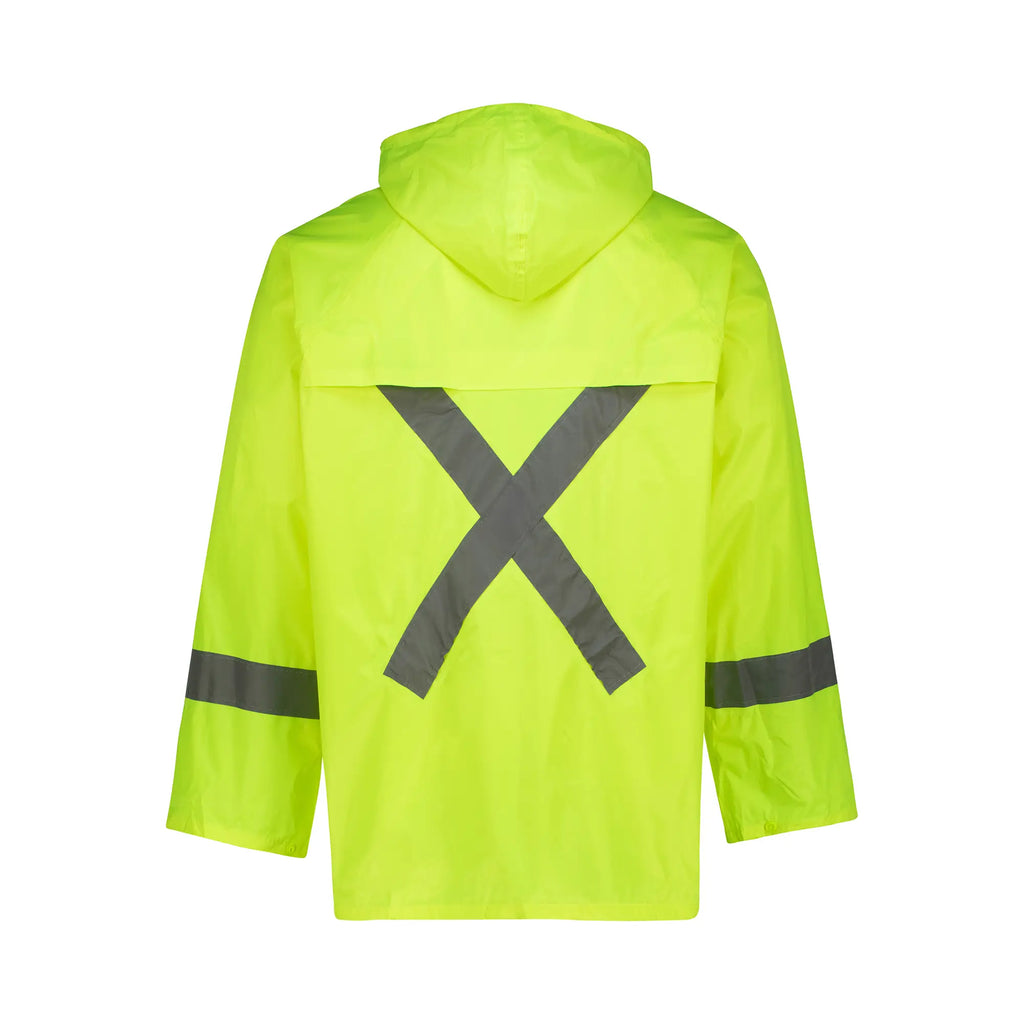 REBEL AquaSkin Rubberised Hi Viz Reflective Rain Suit