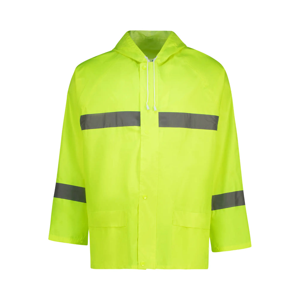 REBEL AquaSkin Rubberised Hi Viz Reflective Rain Suit