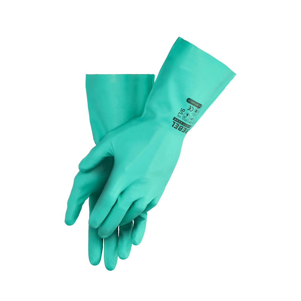REBEL TruTouch Green Nitrile Chemical Gloves