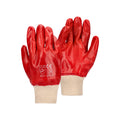 REBEL TruTouch Red PVC Heavy Duty Gloves