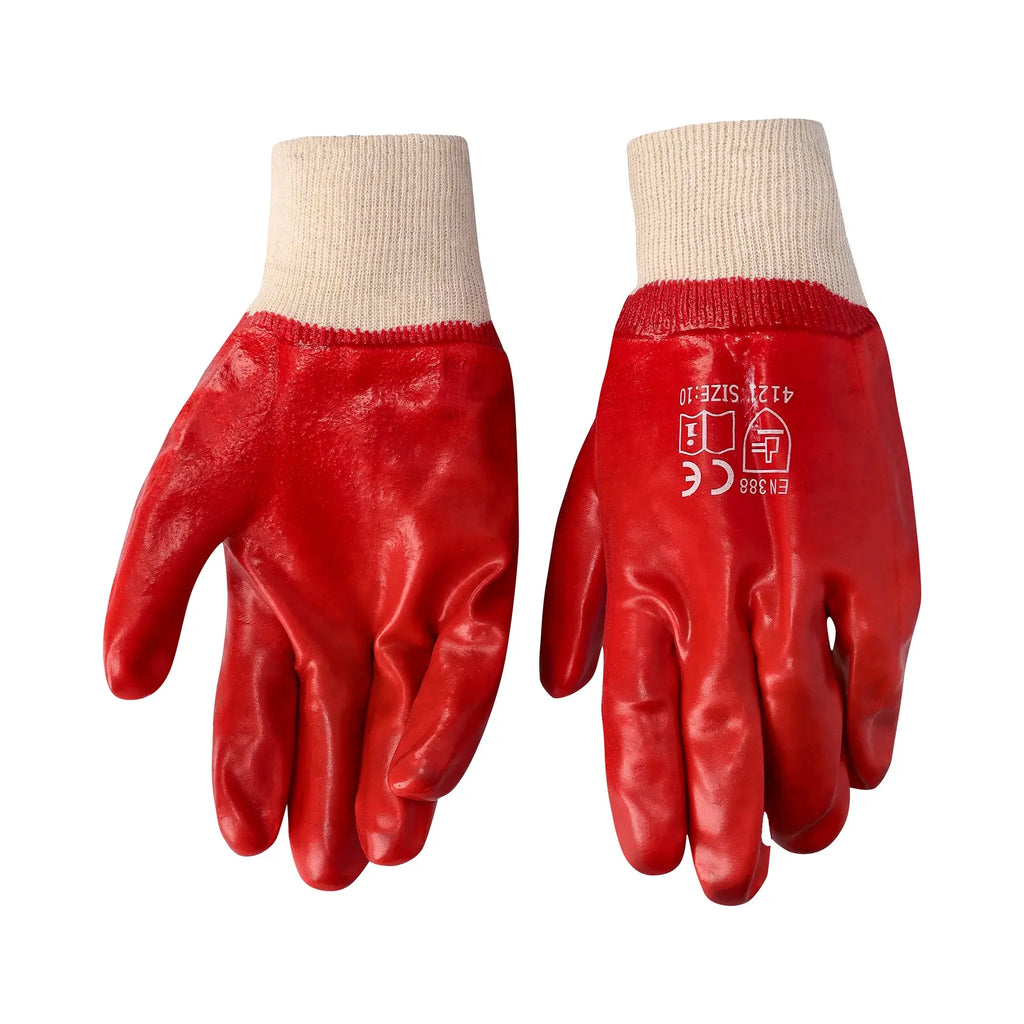 REBEL TruTouch Red PVC Heavy Duty Gloves