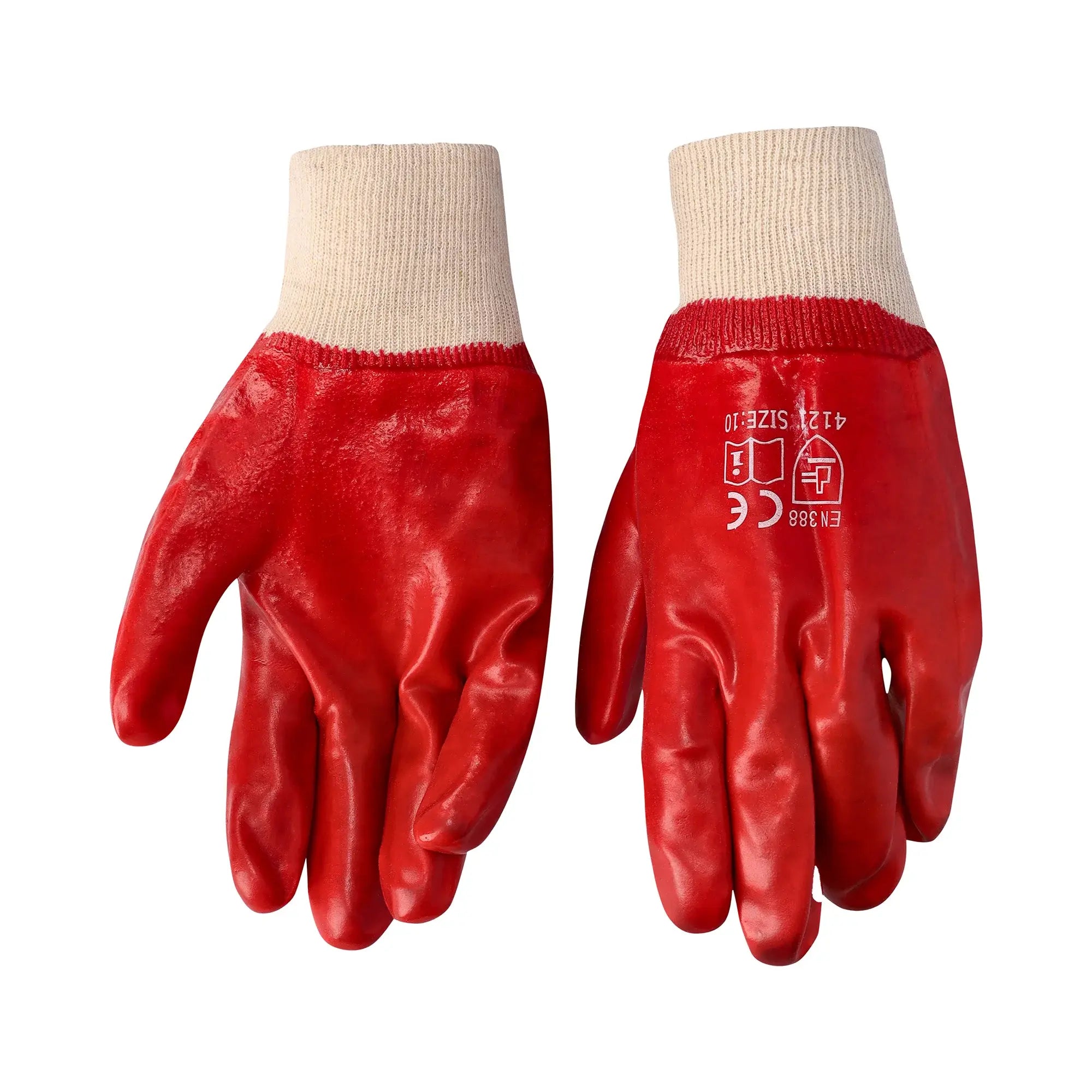 REBEL TruTouch Red PVC Heavy Duty Gloves