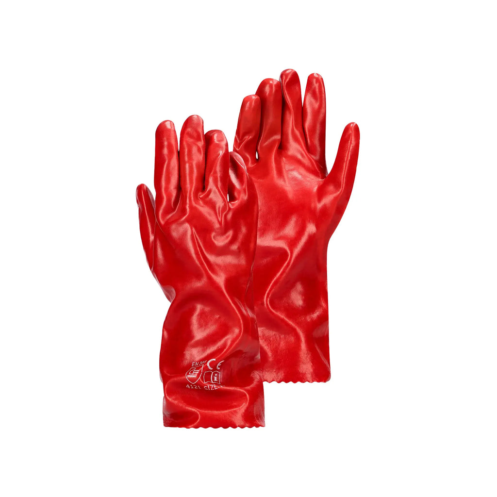 REBEL TruTouch Red PVC Medium Weight Elbow Gloves