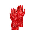 REBEL TruTouch Red PVC Medium Weight Elbow Gloves